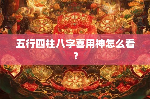 五行四柱八字喜用神怎么看？