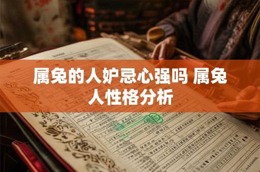属兔的人妒忌心强吗 属兔人性格分析 属兔的人妒忌心强吗 属兔人性格分析