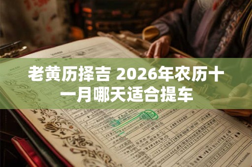 老黄历择吉 2026年农历十一月哪天适合提车