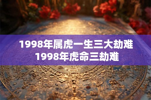1998年属虎一生三大劫难 1998年虎命三劫难