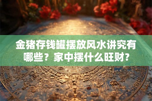 金猪存钱罐摆放风水讲究有哪些?家中摆什么旺财? 金猪存钱罐摆放风水讲究有哪些?家中摆什么旺财?