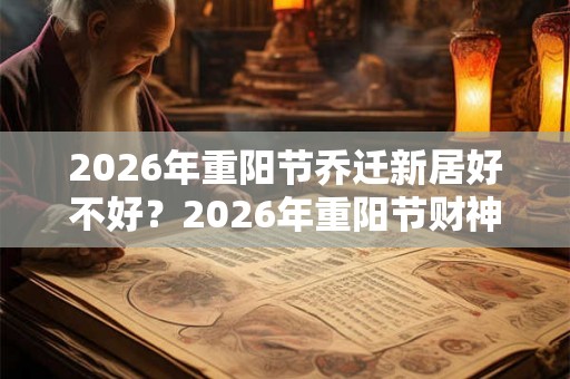 2026年重阳节乔迁新居好不好？2026年重阳节财神方位在哪？