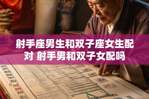 射手座男生和双子座女生配对 射手男和双子女配吗
