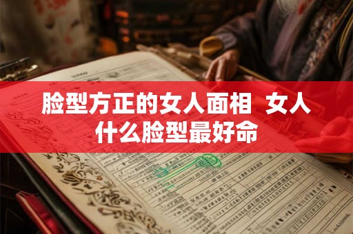 脸型方正的女人面相 女人什么脸型最好命 脸型方正的女人面相 女人什么脸型最好命
