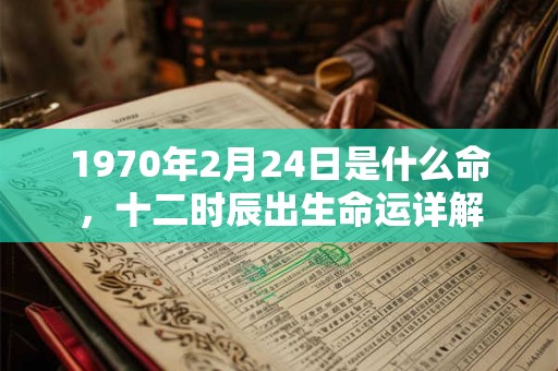 1970年2月24日是什么命，十二时辰出生命运详解