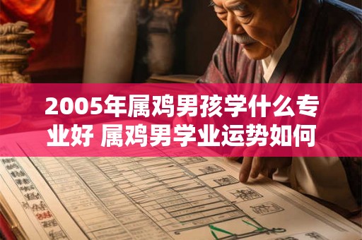 2005年属鸡男孩学什么专业好 属鸡男学业运势如何