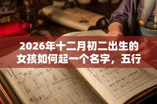 2026年十二月初二出生的女孩如何起一个名字，五行属什么
