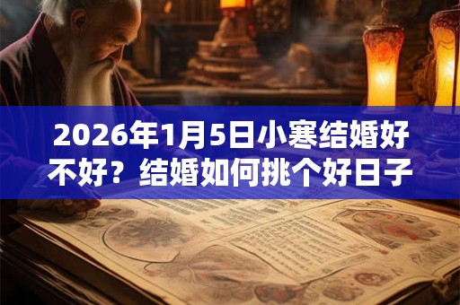 2026年1月5日小寒结婚好不好？结婚如何挑个好日子？