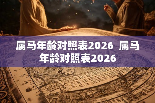 属马年龄对照表2026 属马年龄对照表2026 属马年龄对照表2026 属马年龄对照表2026