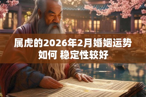 属虎的2026年2月婚姻运势如何 稳定性较好 属虎的2026年2月婚姻运势如何 稳定性较好