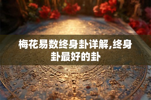 梅花易数终身卦详解,终身卦最好的卦