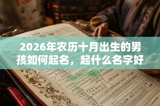 2026年农历十月出生的男孩如何起名，起什么名字好？