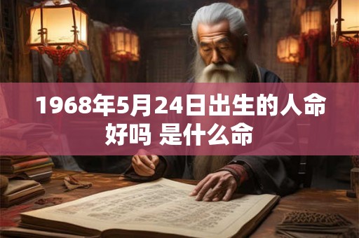 1968年5月24日出生的人命好吗 是什么命