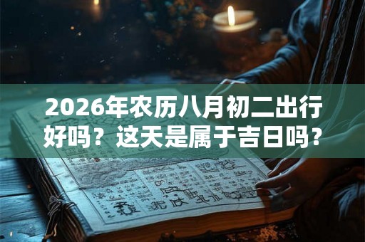 2026年农历八月初二出行好吗？这天是属于吉日吗？