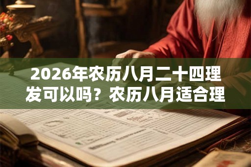 2026年农历八月二十四理发可以吗？农历八月适合理发的日子汇总