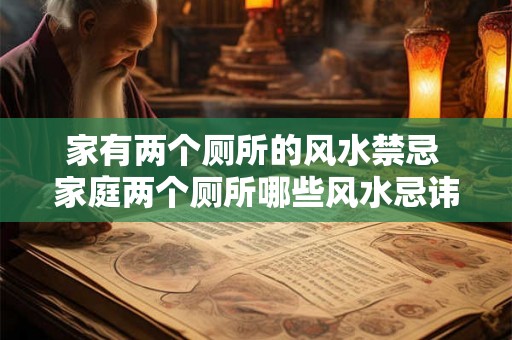 家有两个厕所的风水禁忌 家庭两个厕所哪些风水忌讳 家有两个厕所的风水禁忌 家庭两个厕所哪些风水忌讳