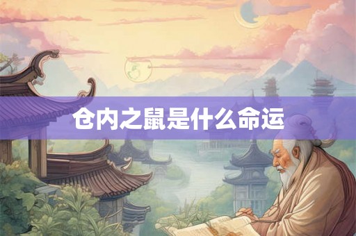 仓内之鼠是什么命运