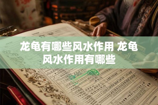 龙龟有哪些风水作用 龙龟风水作用有哪些