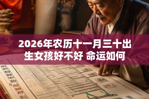2026年农历十一月三十出生女孩好不好 命运如何 2026年农历十一月三十出生女孩好不好 命运如何