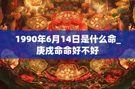 1990年6月14日是什么命_庚戌命命好不好