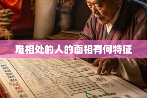 难相处的人的面相有何特征 难相处的人的面相有何特征
