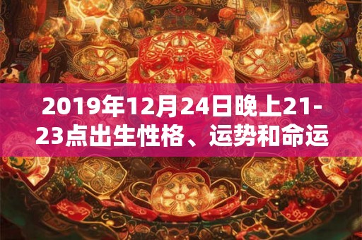 2019年12月24日晚上21-23点出生性格、运势和命运