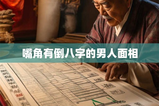 嘴角有倒八字的男人面相