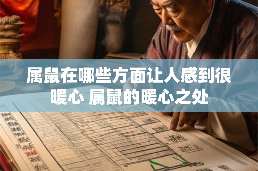 属鼠在哪些方面让人感到很暖心 属鼠的暖心之处