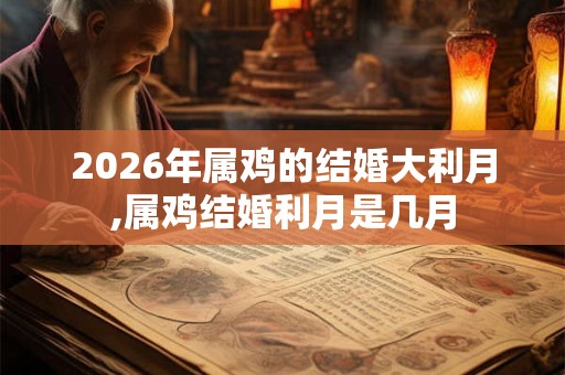 2026年属鸡的结婚大利月,属鸡结婚利月是几月