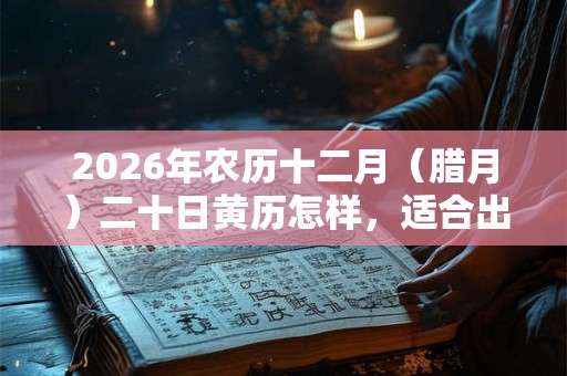 2026年农历十二月（腊月）二十日黄历怎样，适合出殡吗？