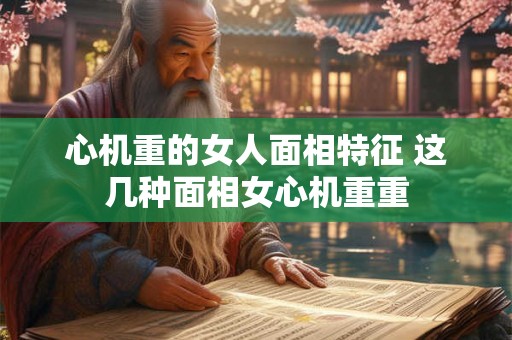 心机重的女人面相特征 这几种面相女心机重重