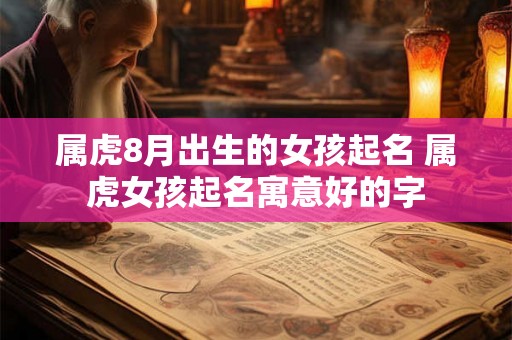 属虎8月出生的女孩起名 属虎女孩起名寓意好的字