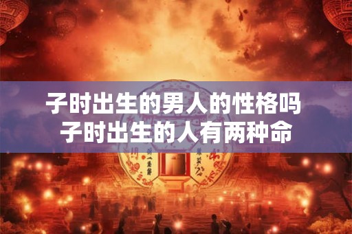 子时出生的男人的性格吗 子时出生的人有两种命