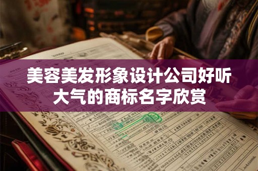美容美发形象设计公司好听大气的商标名字欣赏