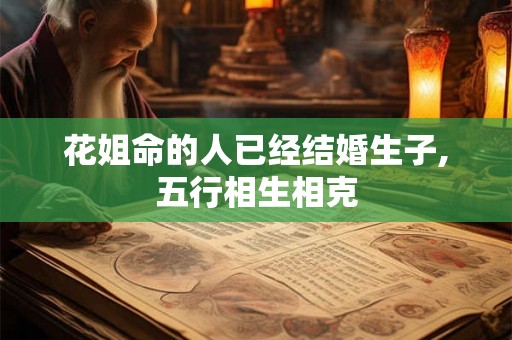 花姐命的人已经结婚生子,五行相生相克