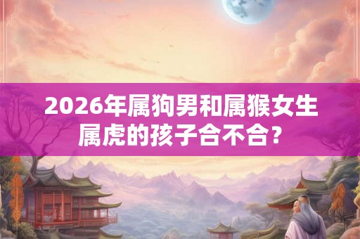 2026年属狗男和属猴女生属虎的孩子合不合？
