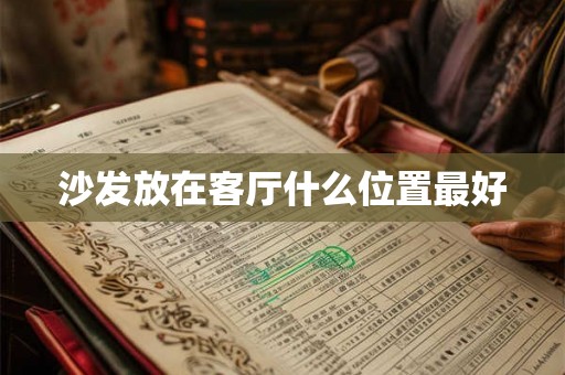 沙发放在客厅什么位置最好