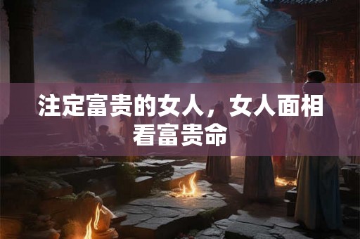 注定富贵的女人，女人面相看富贵命