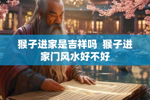 猴子进家是吉祥吗  猴子进家门风水好不好