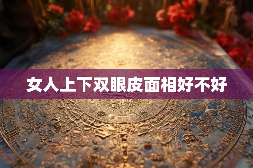 女人上下双眼皮面相好不好 女人上下双眼皮面相好不好