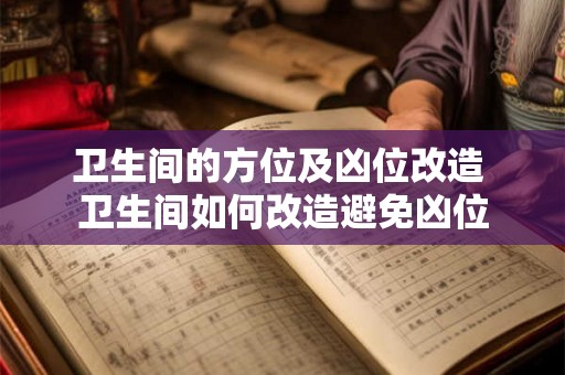 卫生间的方位及凶位改造 卫生间如何改造避免凶位