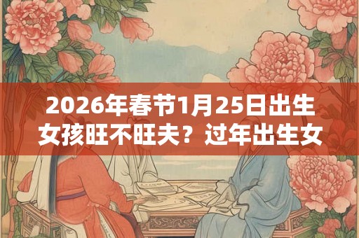 2026年春节1月25日出生女孩旺不旺夫？过年出生女孩命好吗？