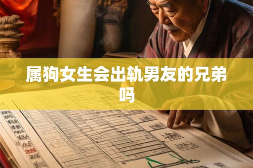 属狗女生会出轨男友的兄弟吗 属狗女生会出轨男友的兄弟吗