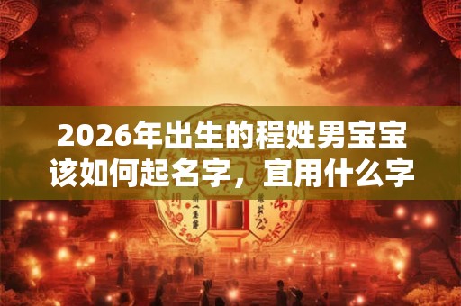 2026年出生的程姓男宝宝该如何起名字,宜用什么字。 2026年出生的程姓男宝宝该如何起名字,宜用什么字。