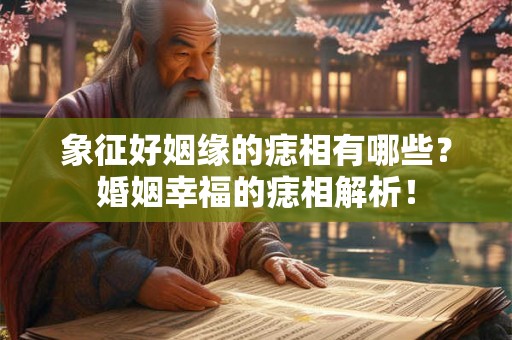 象征好姻缘的痣相有哪些？婚姻幸福的痣相解析！