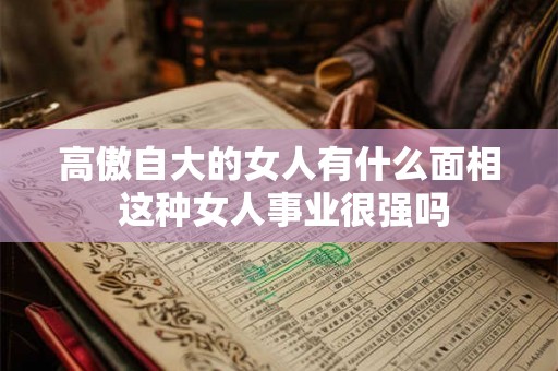 高傲自大的女人有什么面相 这种女人事业很强吗 高傲自大的女人有什么面相 这种女人事业很强吗