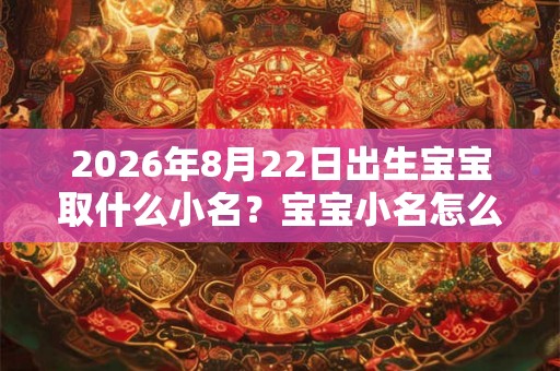 2026年8月22日出生宝宝取什么小名？宝宝小名怎么取好？