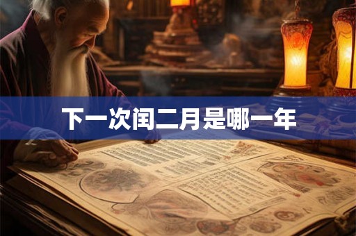 下一次闰二月是哪一年