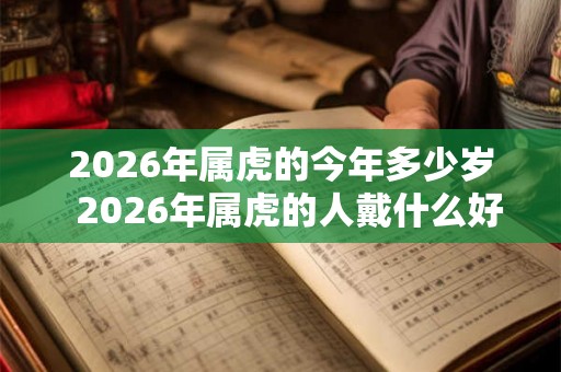 2026年属虎的今年多少岁  2026年属虎的人戴什么好