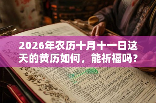 2026年农历十月十一日这天的黄历如何，能祈福吗？
